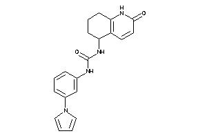 1-(2-keto-5,6,7,8-tetrahydro-1H-quinolin-5-yl)-3-(3-pyrrol-1-ylphenyl)urea