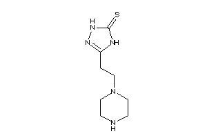 3-(2-piperazinoethyl)-1,4-dihydro-1,2,4-triazole-5-thione