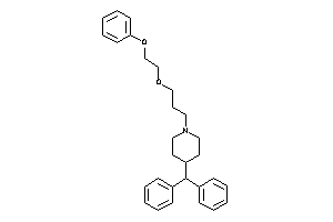 4-benzhydryl-1-[3-(2-phenoxyethoxy)propyl]piperidine