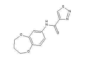 N-(3,4-dihydro-2H-1,5-benzodioxepin-7-yl)thiadiazole-4-carboxamide