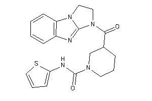 3-(1,2-dihydroimidazo[1,2-a]benzimidazole-3-carbonyl)-N-(2-thienyl)piperidine-1-carboxamide