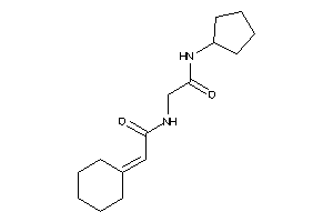 2-[(2-cyclohexylideneacetyl)amino]-N-cyclopentyl-acetamide