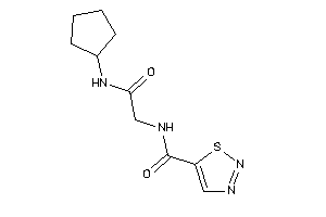 Image of N-[2-(cyclopentylamino)-2-keto-ethyl]thiadiazole-5-carboxamide