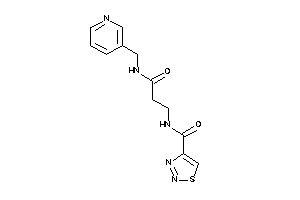Image of N-[3-keto-3-(3-pyridylmethylamino)propyl]thiadiazole-4-carboxamide