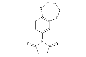1-(3,4-dihydro-2H-1,5-benzodioxepin-7-yl)-3-pyrroline-2,5-quinone