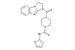Image of 4-(1,2-dihydroimidazo[1,2-a]benzimidazole-3-carbonyl)-N-(2-thienyl)piperidine-1-carboxamide