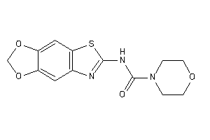N-([1,3]dioxolo[4,5-f][1,3]benzothiazol-6-yl)morpholine-4-carboxamide