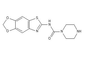 Image of N-([1,3]dioxolo[4,5-f][1,3]benzothiazol-6-yl)piperazine-1-carboxamide