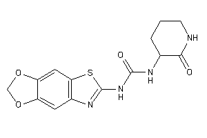 1-([1,3]dioxolo[4,5-f][1,3]benzothiazol-6-yl)-3-(2-keto-3-piperidyl)urea