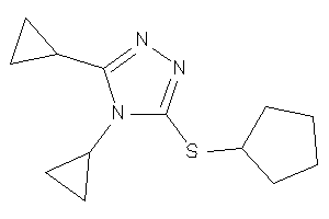 3-(cyclopentylthio)-4,5-dicyclopropyl-1,2,4-triazole