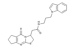 N-(3-indol-1-ylpropyl)-2-(ketoBLAHyl)acetamide
