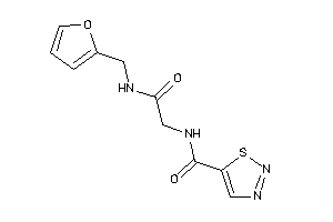 N-[2-(2-furfurylamino)-2-keto-ethyl]thiadiazole-5-carboxamide