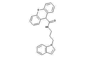 N-(3-indol-1-ylpropyl)-9H-xanthene-9-carboxamide