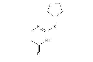 2-(cyclopentylthio)-1H-pyrimidin-6-one