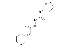 1-[(2-cyclohexylideneacetyl)amino]-3-cyclopentyl-urea
