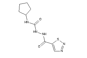 1-cyclopentyl-3-(thiadiazole-5-carbonylamino)urea