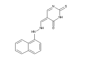 5-[[N'-(1-naphthyl)hydrazino]methylene]-2-thioxo-pyrimidin-4-one