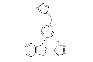 1-[4-(imidazol-1-ylmethyl)phenyl]-2-(1H-tetrazol-5-yl)indole