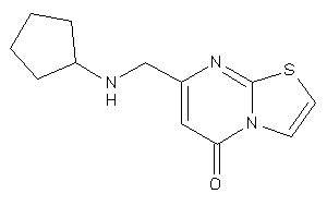 7-[(cyclopentylamino)methyl]thiazolo[3,2-a]pyrimidin-5-one