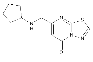 7-[(cyclopentylamino)methyl]-[1,3,4]thiadiazolo[3,2-a]pyrimidin-5-one