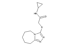 Image of N-cyclopropyl-2-(6,7,8,9-tetrahydro-5H-[1,2,4]triazolo[4,3-a]azepin-3-ylthio)acetamide