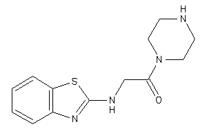 2-(1,3-benzothiazol-2-ylamino)-1-piperazino-ethanone