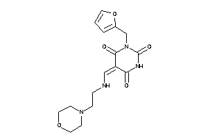 1-(2-furfuryl)-5-[(2-morpholinoethylamino)methylene]barbituric Acid