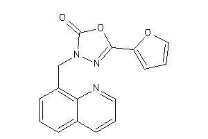 5-(2-furyl)-3-(8-quinolylmethyl)-1,3,4-oxadiazol-2-one