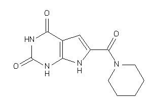 6-(piperidine-1-carbonyl)-1,7-dihydropyrrolo[2,3-d]pyrimidine-2,4-quinone