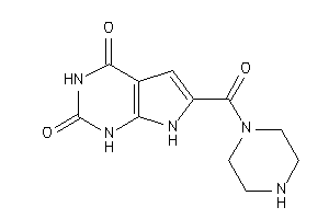 6-(piperazine-1-carbonyl)-1,7-dihydropyrrolo[2,3-d]pyrimidine-2,4-quinone