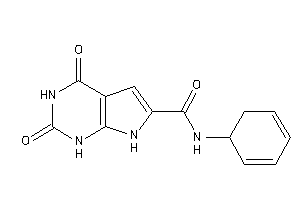 N-cyclohexa-2,4-dien-1-yl-2,4-diketo-1,7-dihydropyrrolo[2,3-d]pyrimidine-6-carboxamide