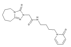 N-[4-(2-keto-1-pyridyl)butyl]-2-(3-keto-6,7,8,9-tetrahydro-5H-[1,2,4]triazolo[4,3-a]azepin-2-yl)acetamide