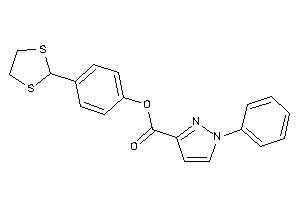 1-phenylpyrazole-3-carboxylic Acid [4-(1,3-dithiolan-2-yl)phenyl] Ester