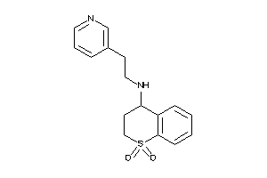 Image of (1,1-diketo-3,4-dihydro-2H-thiochromen-4-yl)-[2-(3-pyridyl)ethyl]amine