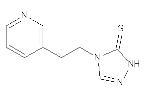 4-[2-(3-pyridyl)ethyl]-1H-1,2,4-triazole-5-thione