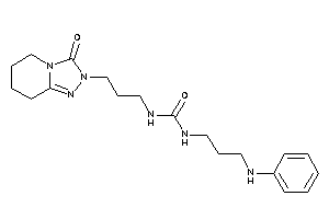 1-(3-anilinopropyl)-3-[3-(3-keto-5,6,7,8-tetrahydro-[1,2,4]triazolo[4,3-a]pyridin-2-yl)propyl]urea