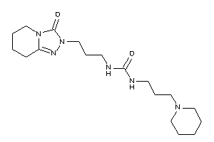 1-[3-(3-keto-5,6,7,8-tetrahydro-[1,2,4]triazolo[4,3-a]pyridin-2-yl)propyl]-3-(3-piperidinopropyl)urea