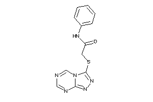 N-phenyl-2-([1,2,4]triazolo[4,3-a][1,3,5]triazin-3-ylthio)acetamide