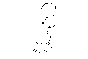 N-cyclooctyl-2-([1,2,4]triazolo[4,3-a][1,3,5]triazin-3-ylthio)acetamide