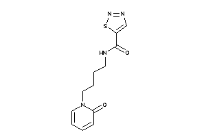 Image of N-[4-(2-keto-1-pyridyl)butyl]thiadiazole-5-carboxamide
