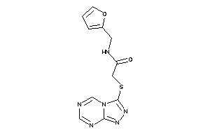 N-(2-furfuryl)-2-([1,2,4]triazolo[4,3-a][1,3,5]triazin-3-ylthio)acetamide