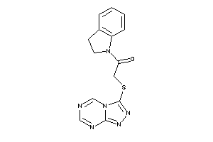 Image of 1-indolin-1-yl-2-([1,2,4]triazolo[4,3-a][1,3,5]triazin-3-ylthio)ethanone