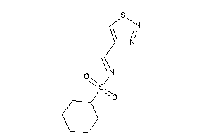 N-(thiadiazol-4-ylmethylene)cyclohexanesulfonamide