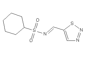 N-(thiadiazol-5-ylmethylene)cyclohexanesulfonamide