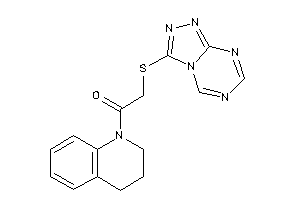 1-(3,4-dihydro-2H-quinolin-1-yl)-2-([1,2,4]triazolo[4,3-a][1,3,5]triazin-3-ylthio)ethanone