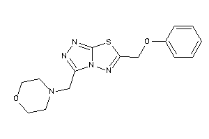 4-[[6-(phenoxymethyl)-[1,2,4]triazolo[3,4-b][1,3,4]thiadiazol-3-yl]methyl]morpholine