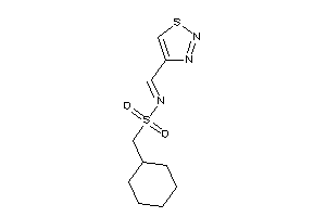 1-cyclohexyl-N-(thiadiazol-4-ylmethylene)methanesulfonamide