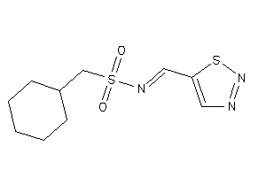 1-cyclohexyl-N-(thiadiazol-5-ylmethylene)methanesulfonamide