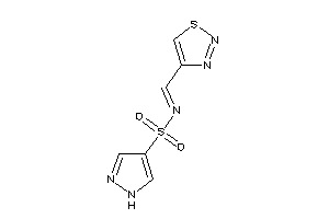 N-(thiadiazol-4-ylmethylene)-1H-pyrazole-4-sulfonamide