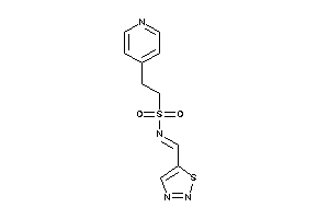 Image of 2-(4-pyridyl)-N-(thiadiazol-5-ylmethylene)ethanesulfonamide